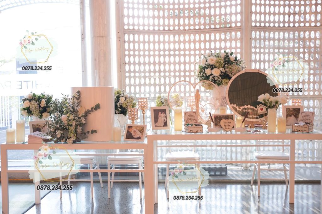 4. Vì sao trong mọi đám cưới đều cần có bàn gallery?