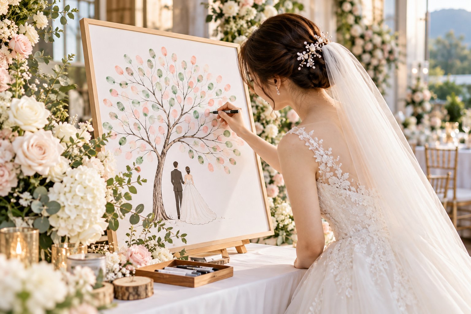 Đặt tranh ký tên đám cưới theo yêu cầu: 7 tiêu chí