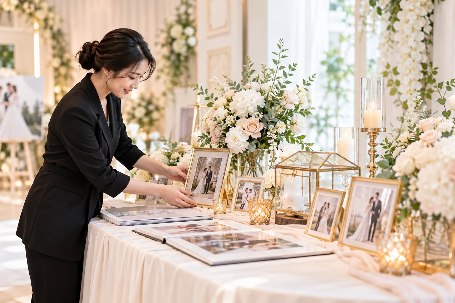Ảnh minh hoạ: Bàn gallery đám cưới: Mẫu đẹp và cách trang trí
